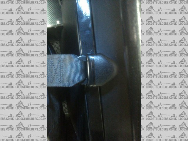 Seat belt mount cover2